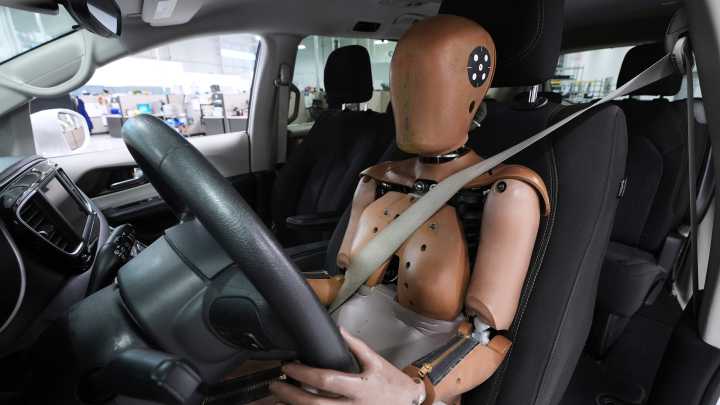 U.S. Transportation Department endorses a female crash test dummy