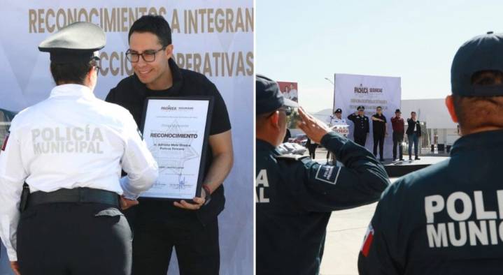 Reconocen trayectoria y valor de agentes de la Policía de Pachuca