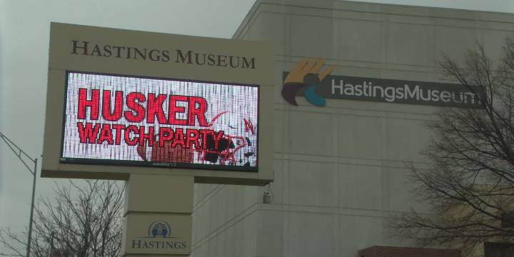 Hastings Museum hosts Husker watch party on big screen