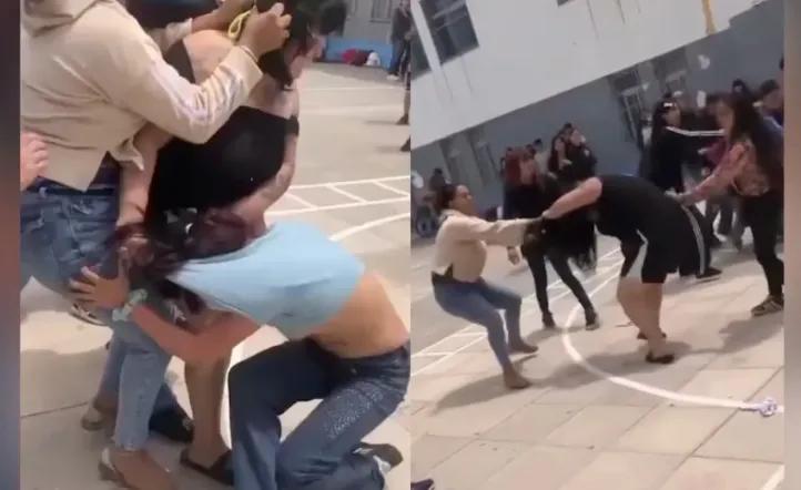 Nuevo caso de violencia en una escuela: alumnas y madres se pelearon en el patio