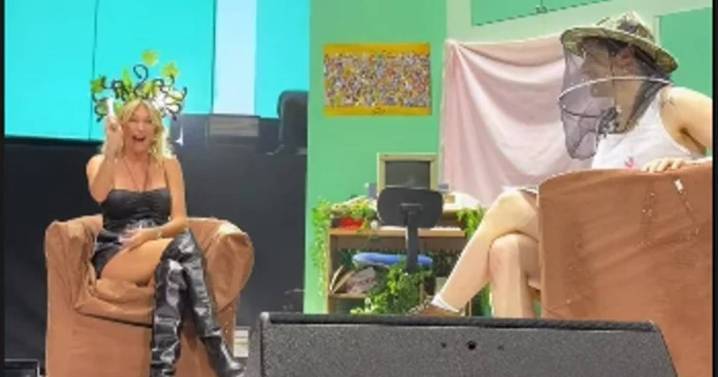 Yanina Latorre apareció en el show de Martín Cirio en el Movistar Arena