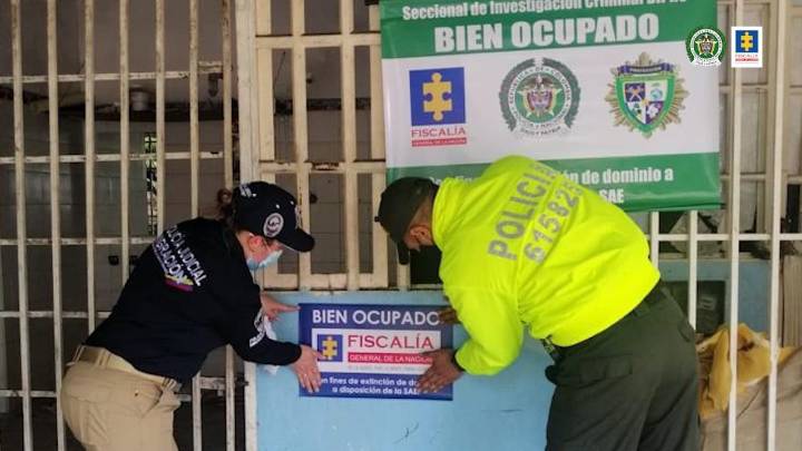 Bienes por más de 8,3 billones de pesos fueron afectados con medidas cautelares de extinción del derecho de dominio en 2021