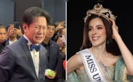 Mr. Nawat llora en el Miss Universo 2025 y pide disculpas a miss México, Fátima Bosch, por insultarla