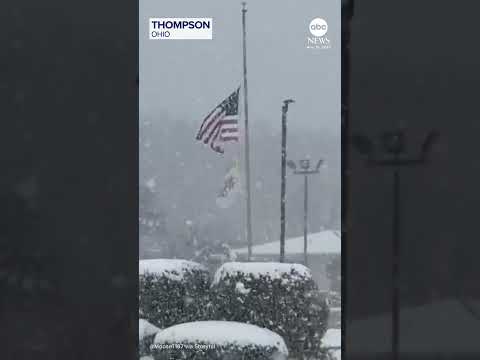 Millions of Americans experience first major snowfall of the season