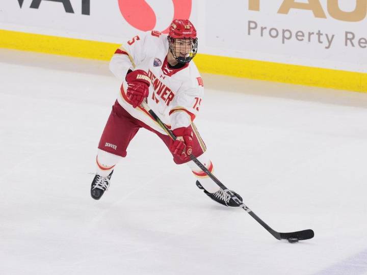 Flames prospect Eric Jamieson a surprise sniper as NCAA rookie