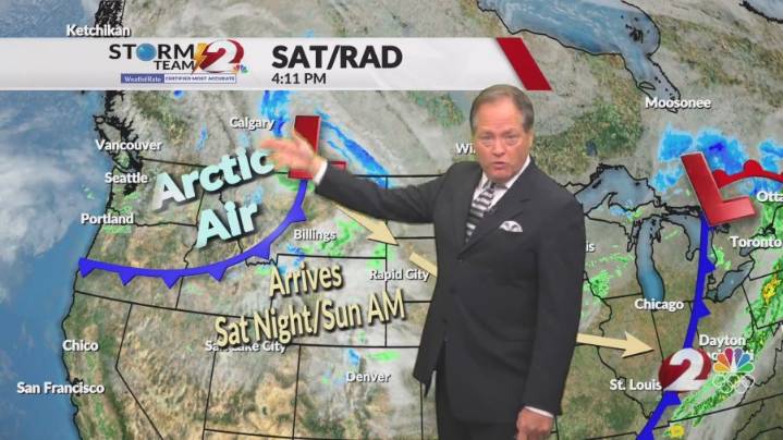 Some snow and coldest air of the season headed for the Miami Valley