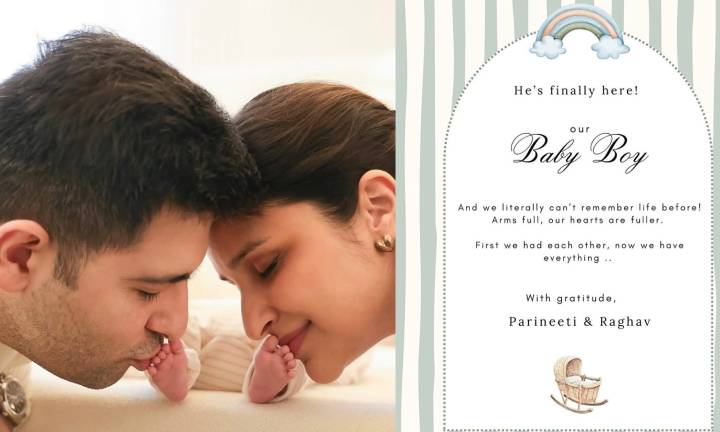 Parineeti Chopra, Raghav Chadha Announce Son's Name