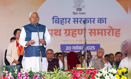Nitish sworn in as Bihar CM for record 10th time: PM Modi and Amit Shah attend