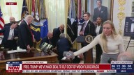Drug exec collapses during Trump press conference