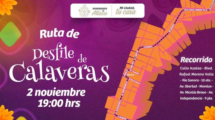 Atlixco se llena de color y tradición: gran festejo de Día de Muertos con arte y cultura