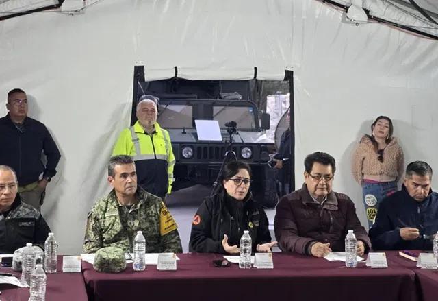 CNPC informa sobre las acciones de evaluación y atención por el paso del frente frío No. 13 en Hidalgo, Veracruz y Puebla