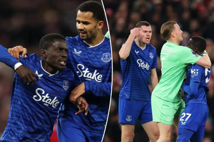 Everton's Idrissa Gana Gueye ejected for hitting own teammate in upset win