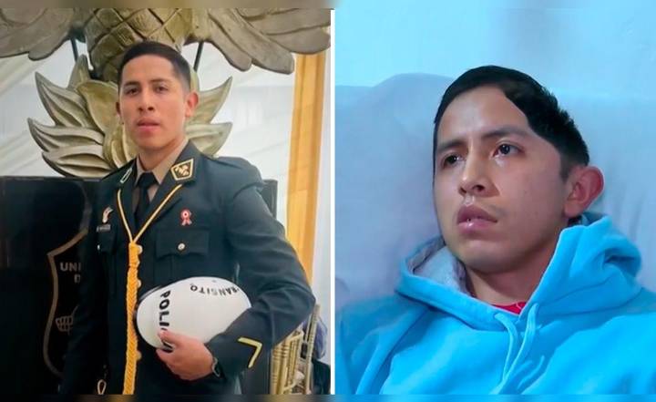 Policía sufre daño cerebral tras caer 4 metros por limpiar una ventana en comisaría