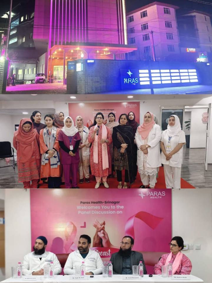 Paras Health Srinagar Empowers 1,000+ Women Through Breast Cancer Awareness Drive