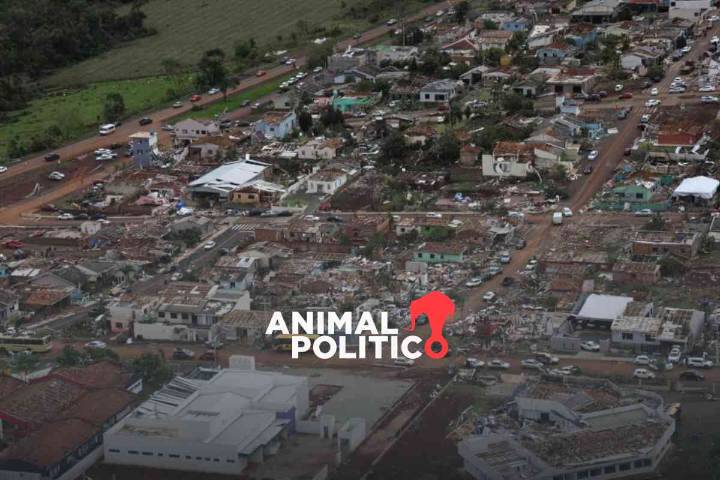Tornado deja seis muertos y más de 400 heridos al sur de Brasil