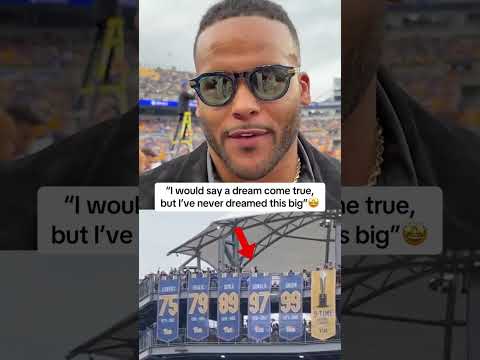 Aaron Donald spoke about what having his jersey retired means to him ❤️