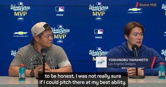 World Series MVP Yamamoto doubted ability to pitch before Game 7