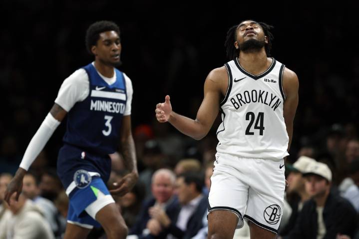 Nets fall to 0-7 after late collapse against Timberwolves
