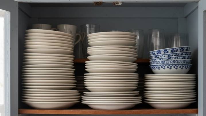 Adiós a los platos apilados en la cocina: el nuevo invento que organiza y decora al mismo tiempo