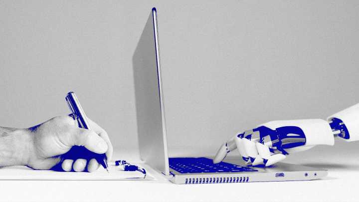 AI now writes more than half of new online articles. What’s next for human authorship?