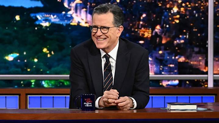 Stephen Colbert Confronts Theories That Trump Got Late Show Canceled
