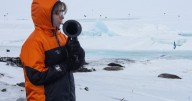 Antarctica: Musicians plays on frozen continent