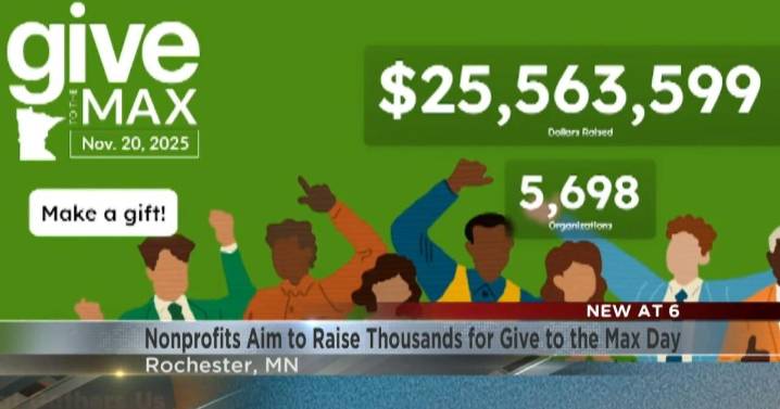 Rochester nonprofits says Give To The Max Day helps energize donors to give back to the community