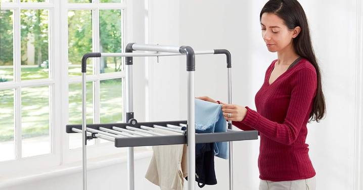 I can still do multiple loads of laundry a day in winter thanks to this heated gadget