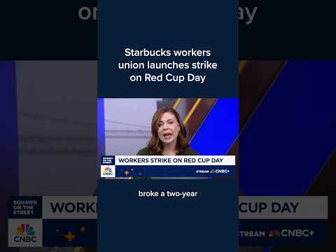 Starbucks workers union launches strike on Red Cup Day