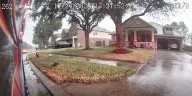 VIDEO: Cy-Fair Fire Department takes refuge in resident’s garage during storm
