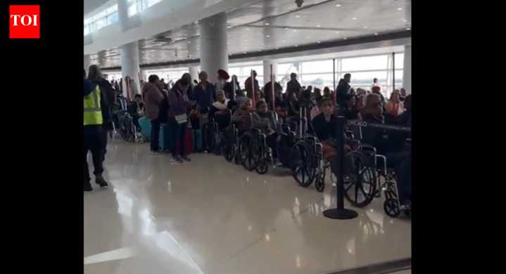 'New scam just dropped': Video of Indians in wheelchairs at airport on India