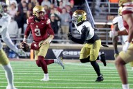 BC Football Notebook: Grayson James is starting QB, for now