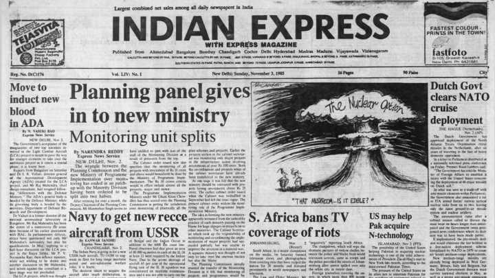 November 3, 1985, Forty Years Ago: Planning Panel Split