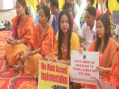 Bodo groups hold protest in Delhi for implementation of Accord