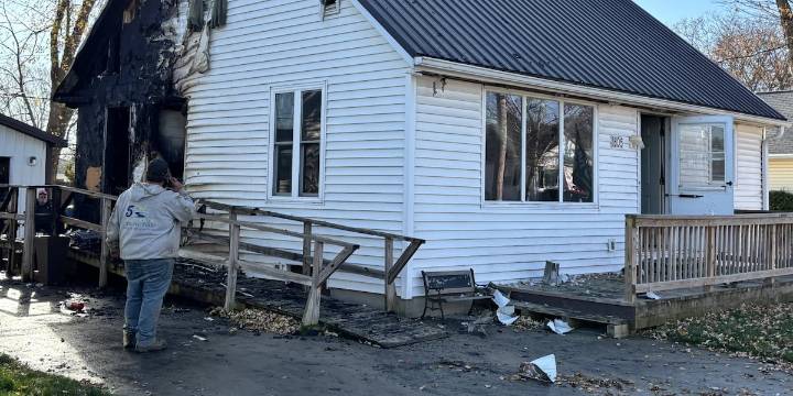 Elderly woman displaced after house fire in Appleton