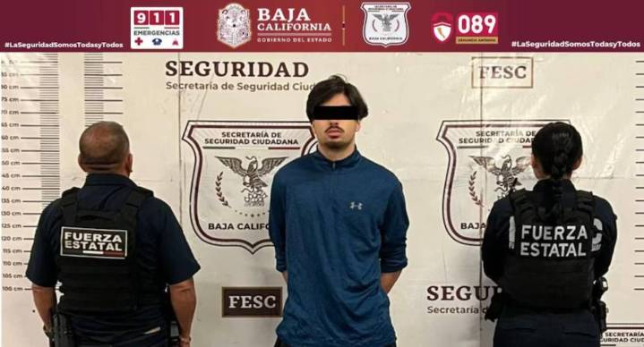 Detienen en Tijuana a fugitivo de EEUU acusado de doble homicidio