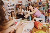 A new generation of Atlanta stitchers is moving the craft from hobby room to happy hour