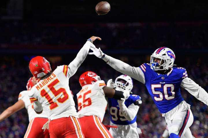 Allen has 3 TDs and Bills use sturdy defense to top Mahomes and Chiefs 28