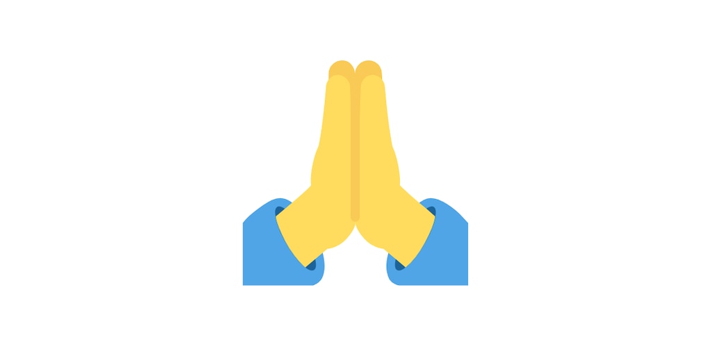 El emoji de las manos juntas es positivo o negativo: conoce el significado