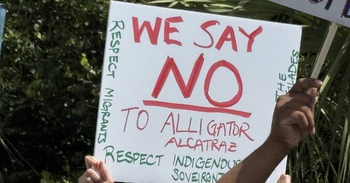 'Art-based" protest planned Saturday to call out state contractor tied to Alligator Alcatraz