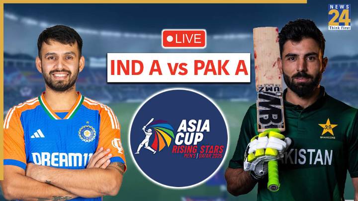 [LIVE] PAK A 85-1 (7.5 Overs) | IND A vs PAK A, Rising Stars Asia Cup 2025 match score and updates: Mohammad Naeem OUT
