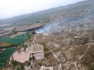 Conato de incendio forestal en Salmerón, pedanía de Moratalla