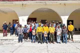 Coesfo refuerza en San Jerónimo Sosola la prevención de incendios y el manejo responsable del fuego