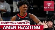 Amen Thompson FEASTS Off Kevin Durant's GRAVITY In Rockets FIFTH STRAIGHT Win Vs Grizzlies