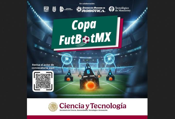 Así será el torneo mexicano donde robots jugarán futbol rumbo al 2026