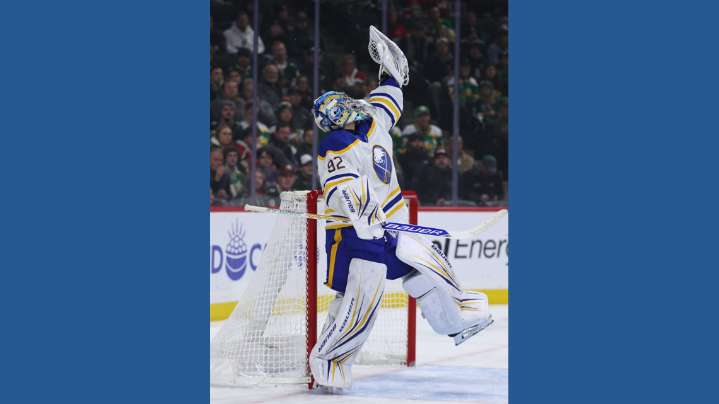 Sabres snap Wild's 7-game winning streak on Ostlund's shootout goal