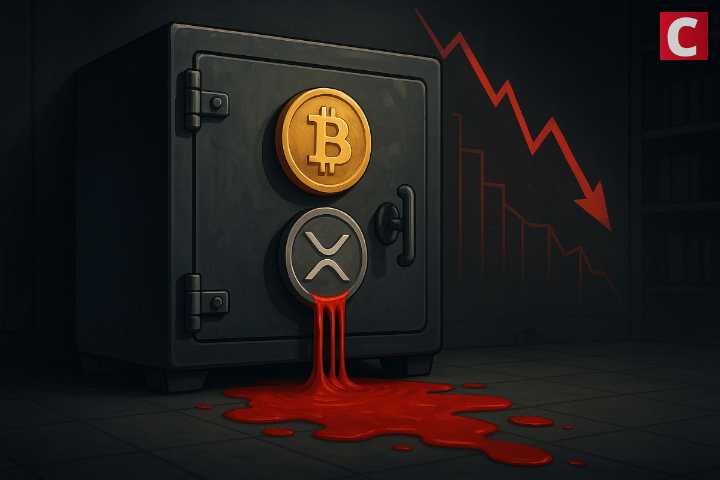 Bitcoin and XRP Treasuries Bleed in Market Downturn
