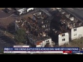 Fire danger high: Dry, windy conditions spark multiple blazes across the region