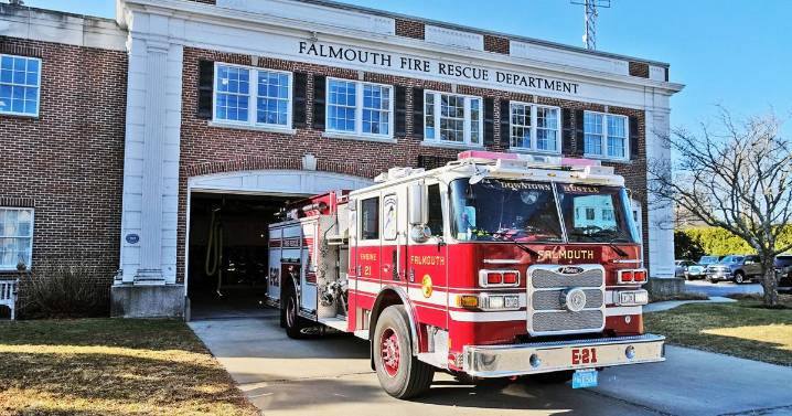 Car Versus Deer Crash in Falmouth