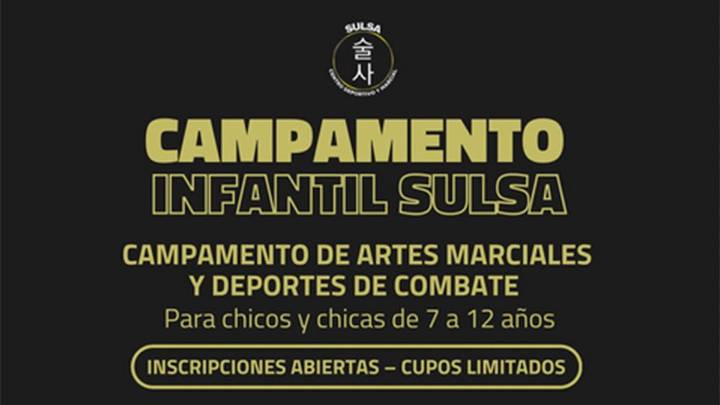 Sulsa lanza el primer campamento marcial infantil en Santiago del Estero
